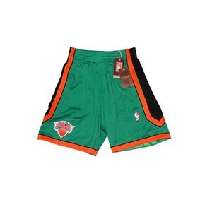 NWT Mitchell & Ness New York Knicks Green Swingman Shorts Size Small NYK Mens
